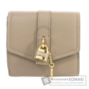 Chloe Cadena Motif Bifold Wallet Leather